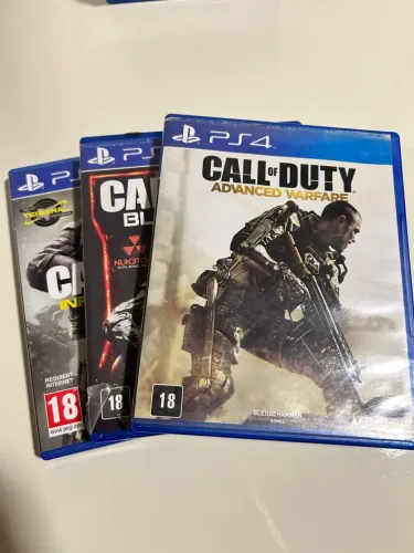 Lote 3 jogos Call of Duty - PS4