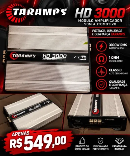 Módulo amplificador TARAMPS HD 3000