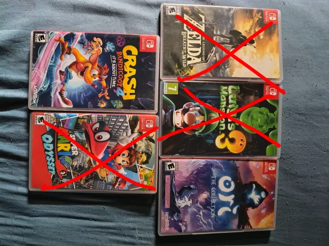 Vendo jogos de Nintendo switch 