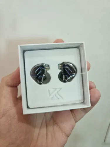 Fone KZ ZSN Pro 2 Azul/Preto com Mic - Fone In-Ear Profissional Hi-Fi (NOVO)
