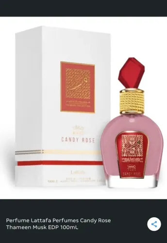 Perfume árabe Lattafa Musk Candy Rose Edp 100ml (thameen Collection)