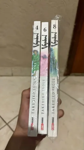Mangás Vagabond (Panini) Lacrado 4,6 e 8