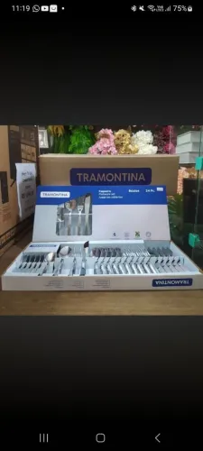 Vendo kit talheres tramontina 24 peças novo na caixa Entrega em Manaus. 