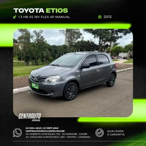 Toyota Etios 1.3 Flex 16V 5P Mec. 2013