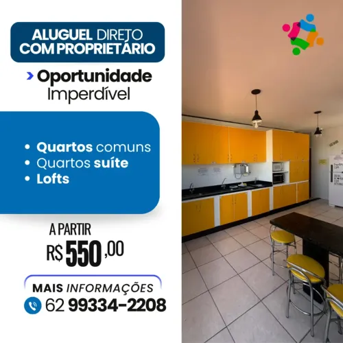Aluguel com mobilia, sem fiador ou avalista