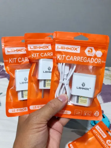 Kit Carregador LEHMOX Fonte mais Cabo