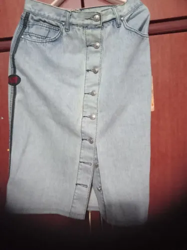 Saia Jeans Feminina Lelia Costa 