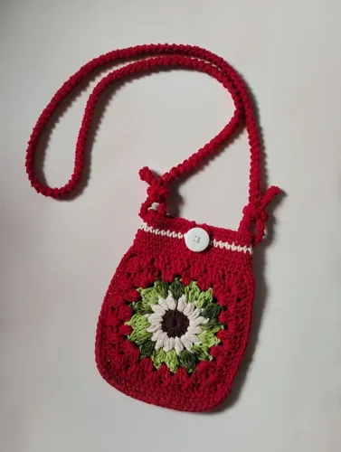 Bolsa de crochê melissa 