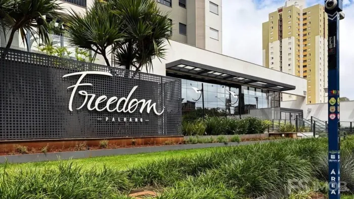 Studio para alugar na Gleba Palhano, Londrina - 47m² mobiliado com sacada - Freedom Palhan
