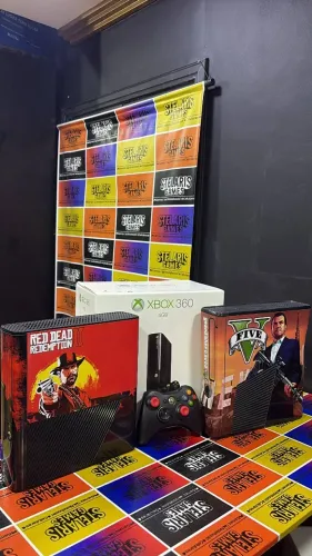 Xbox 360 Slim Desbloqueado + 1.000 Jogos + HD