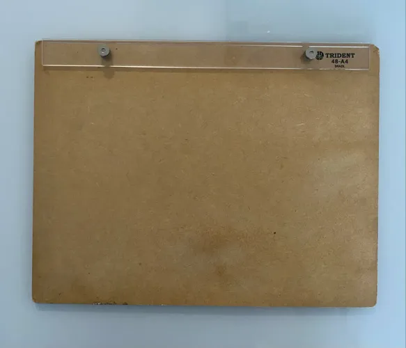 Prancheta Portátil Trident 48-A4- Mdf Natural 4mm