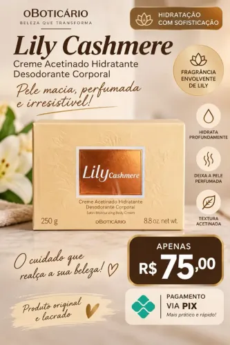 Hidratante Lily Cashmere Lacrado
