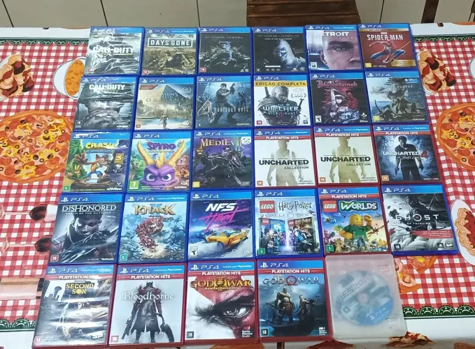 LOTE JOGOS DE PS4!