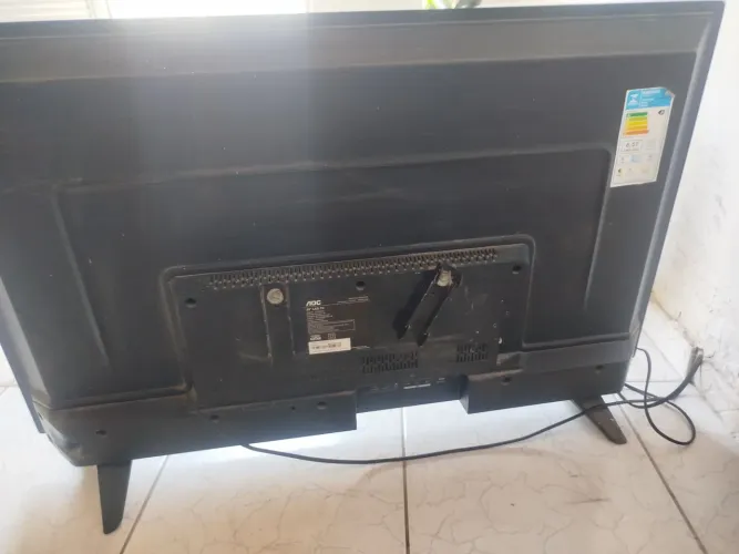 Tv AOC 39` display queimado