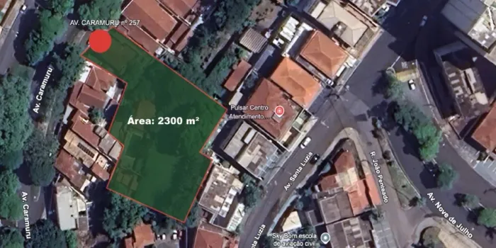 BTS / VENDA/ JD. SUMARÉ / LOCAÇÃO -2.300 m2 - Imóvel comercial + Chácara Área de Lazer