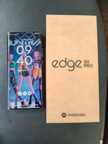 Moto Edge 50 pró nota fiscal Caixa todos acessórios 