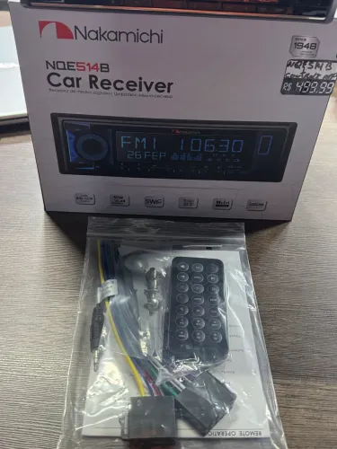 Auto radio usb Bluetooth nakamich nqe514b lançamento na promoção 