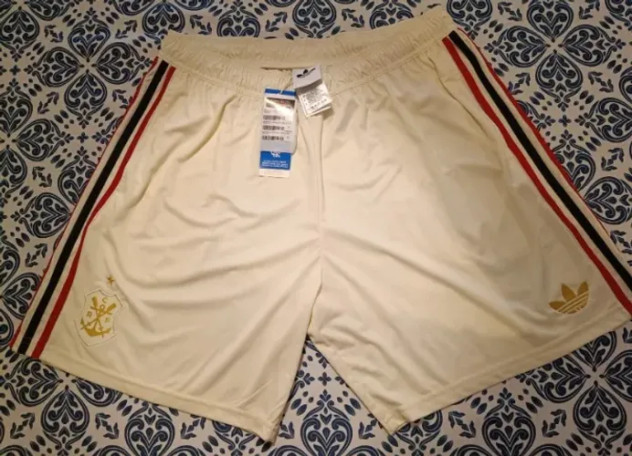 Calção de Futebol Original Oficial do Flamengo - Adidas - Novo na Etiqueta - Tamanho : GG