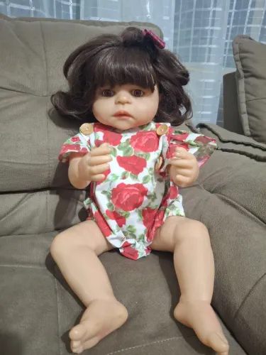 VENDO BONECA REBORN CORPO DE SILICONE MAS CARRINHO