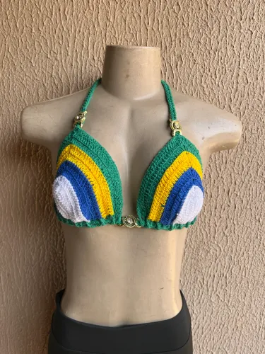 Top de crochê do Brasil 