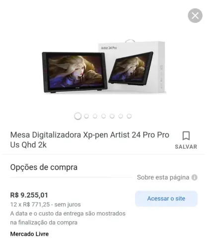 Mesa Xp-pen Artist 24 pro
