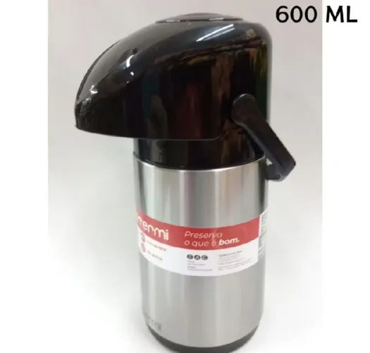 Garrafa Térmica  - 600ml - USADA/ FUNCIONANDO PERFEITAMENTE