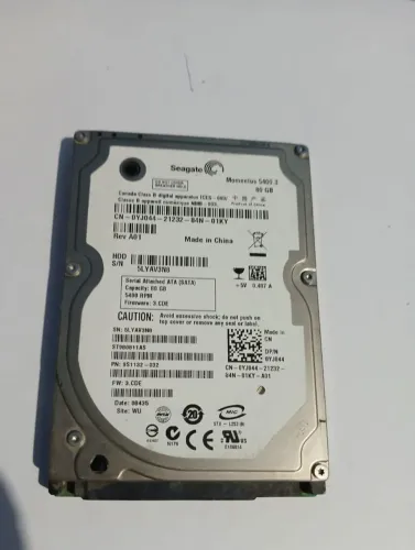 HD DE 80GB PRA NOTEBOOK OU COMPUTADOR/ENTREGO NA REGIÃO