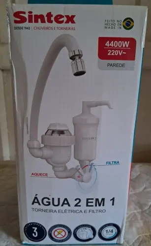 Torneira elétrica e filtro de água 220v 4400W NOVA