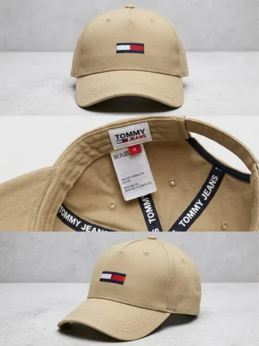 Boné Tommy Jeans Bege/Caqui Original