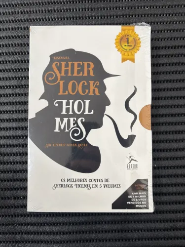 Livros Sherlock Holmes Os Melhores Contos em 3 Volumes LACRADO