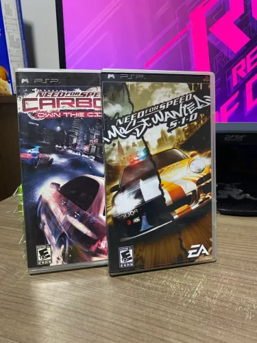PSP Need for Speed Most Wanted + Carbon Completos Original