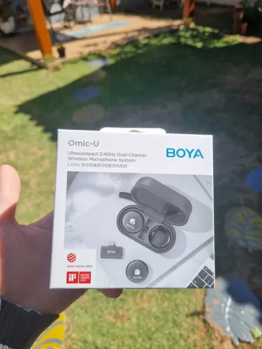 BOYA Omic-U - Microfone Sem Fio Duplo USB-C | Novo na Caixa