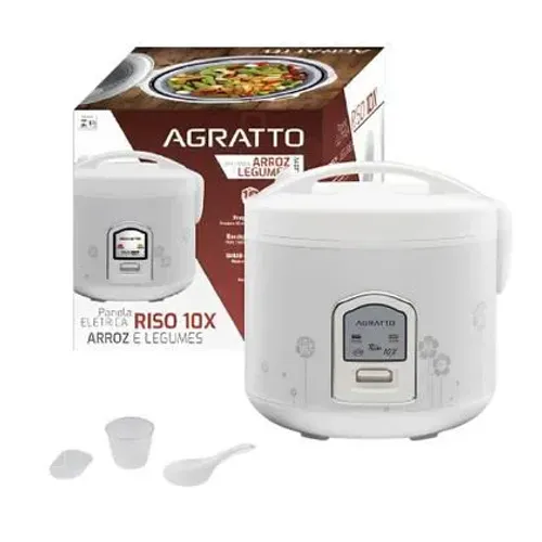 Panela Elétrica de Arroz e Legumes Agratto 10X  Nova  Lacrada 