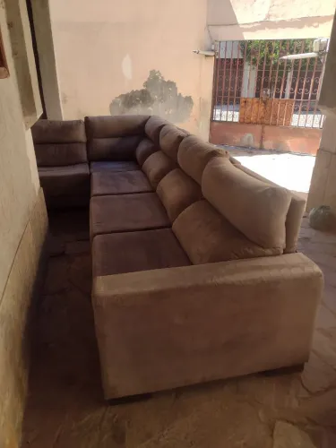 Sofá 6 Lugares Retrátil e Reclinável da Líder Interiores