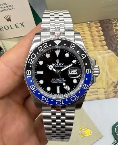 Oferta Especial - Relógio GMT Master 2 Automático Visor em safira tamanho 40mm