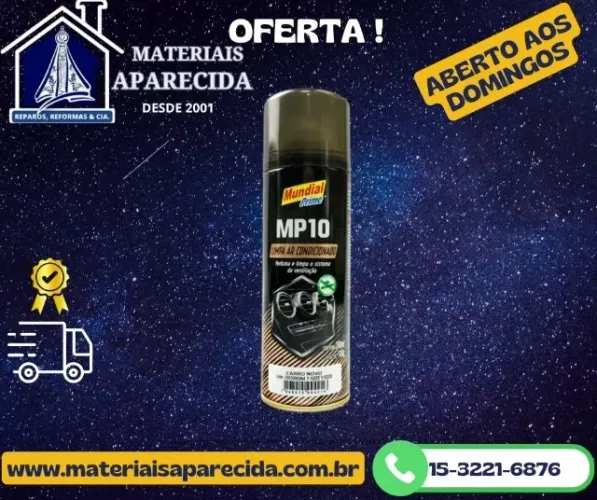 Limpa Ar Condicionado 200ml MP10