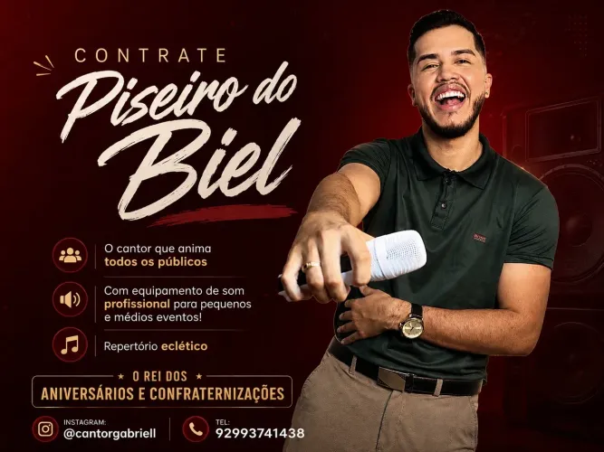 CANTOR- PREPARADO PARA TORNAR SUA FESTA UM SUCESSO!