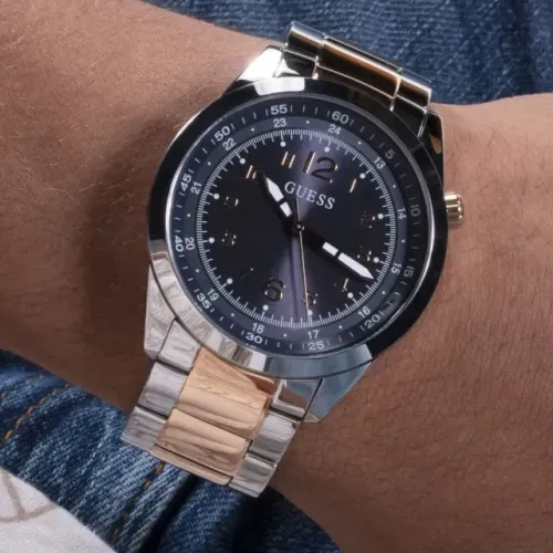 Relógio Guess Masculino Clássico Prata Prata