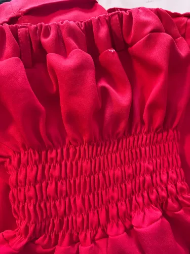 Macacão vermelho 