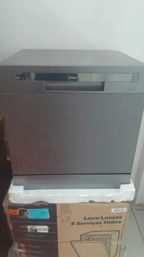Lava louças Midea 8 serviços cinza 127v