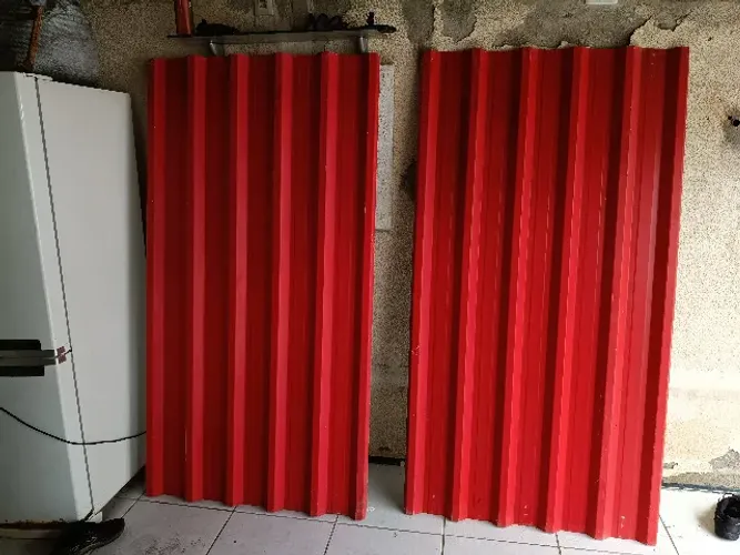 Telhas de zinco