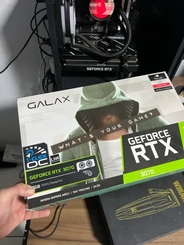 RTX 3070 8gb GALAX - Venda ou Troco em RTX SUPERIOR e dou volta em DINHEIRO!