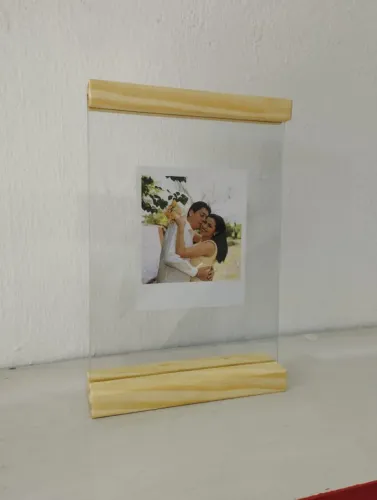 Porta retrato vidro duplo