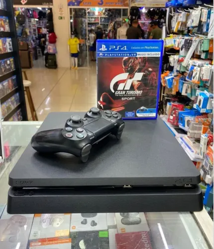 Ps4 slim 1tb de armazenamento + Gran turismo