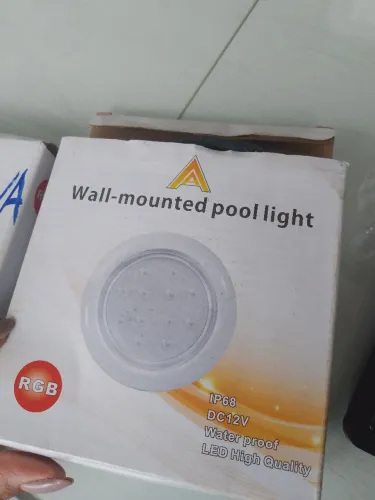 Luminária para piscina RGB 9W