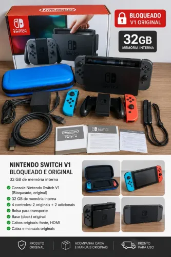 Nintendo Switch V1 ? Venda ou Troca
