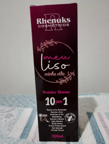 Meu liso minha vida - Protetor térmico 10 em 1