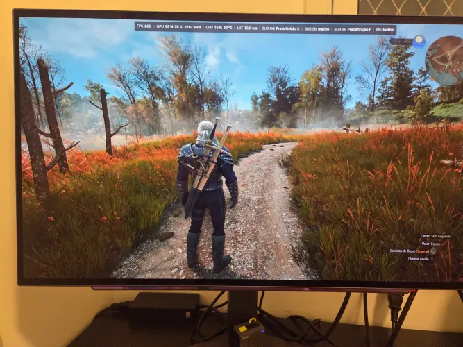 Monitor LG OLED 27' QHD 240hz - 27GX704A-B