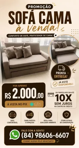 Sofá pronta entrega