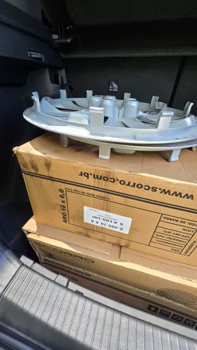 Rodas + Calotas Originais do T-Cross - Aro 16